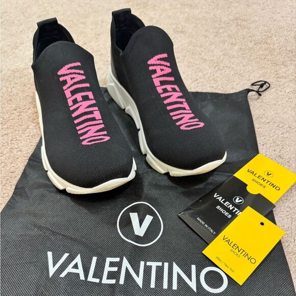 Valentino By Mario Valentino Shoes - VALENTINO By Mario Valentino Sneakers Size 8 / 38 Black